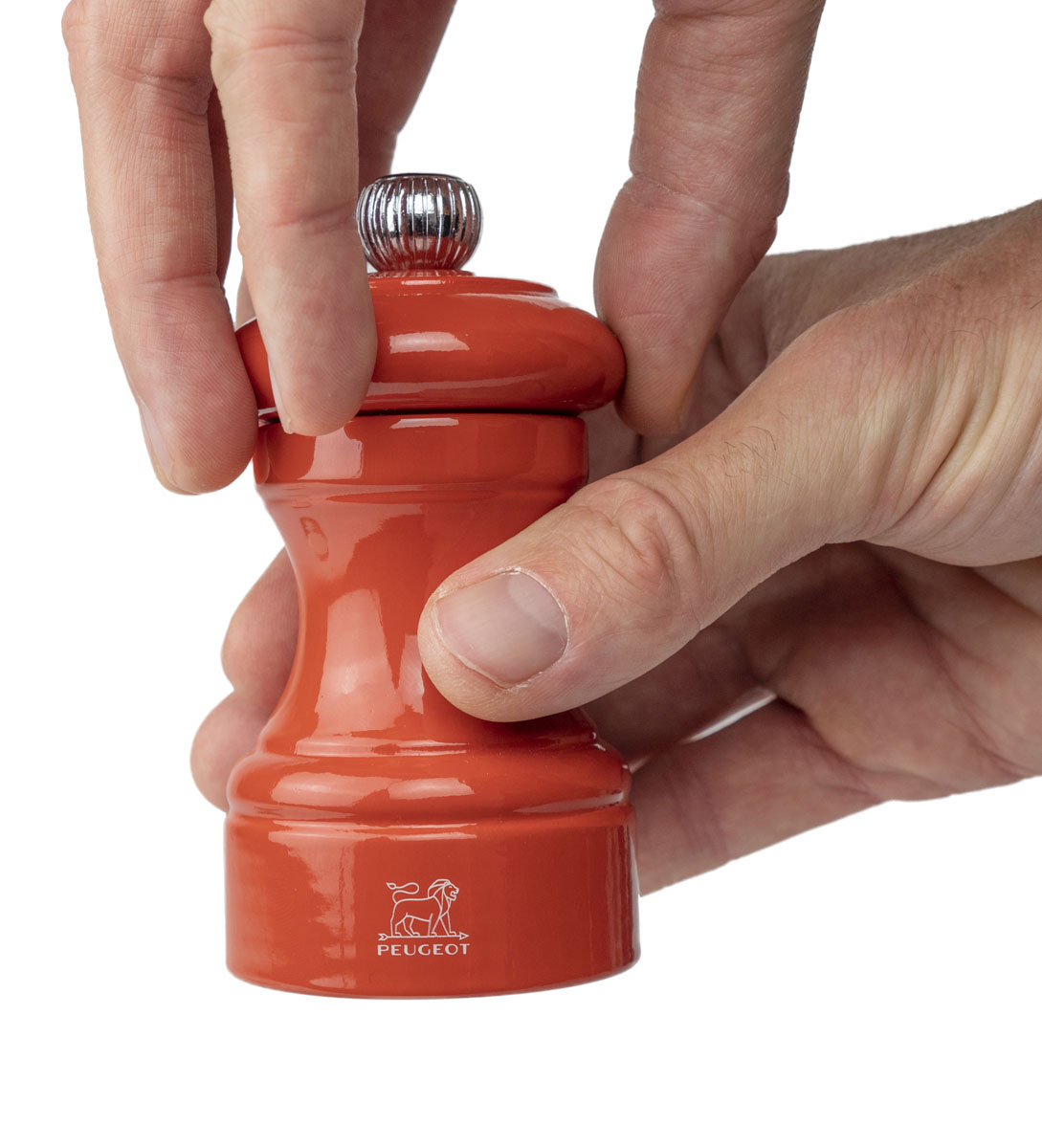 Peugeot : Bistrorama - Pfeffermühle, manuelle Holz-Mühle, Größe: 10 cm, Farbe: terrakotta