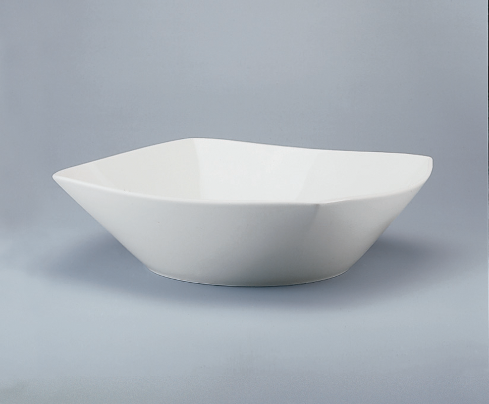 Schönwald, Event - Salat eckig nieder, weiss, uni, 40 cm/ 5,00 ltr.