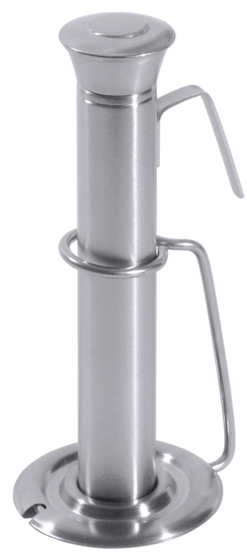 Bierwärmer, mit Verschlusskappe und Abtropfhalter, Edelstahl, L: 16 cm, D: 2,5 cm