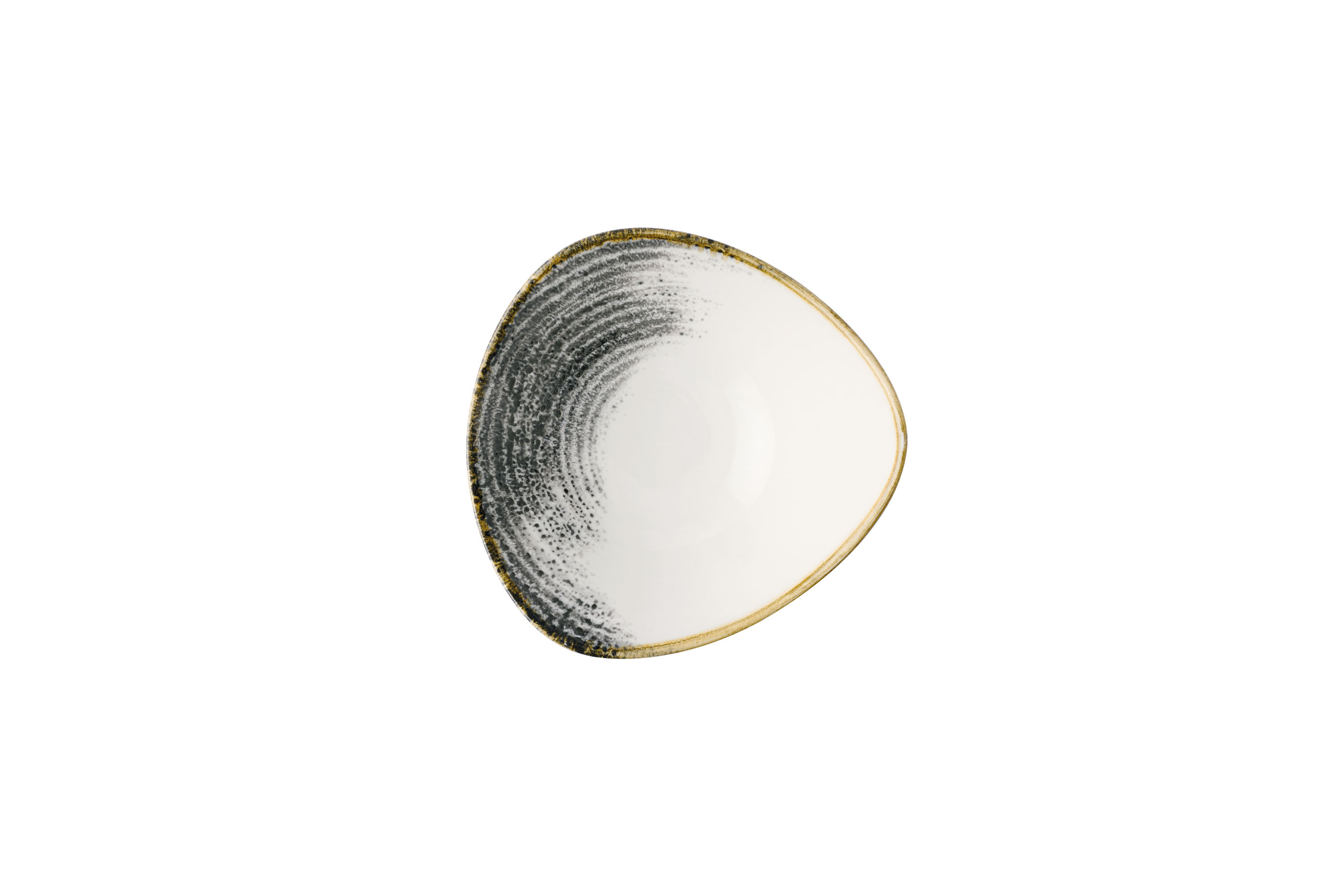 Churchill, Homespun Accents : Quartz Black - Schale dreieckig, 18,5 cm/ 0,37 ltr.