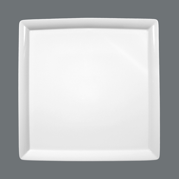 Seltmann, Buffet Gourmet - Platte 5140, uni, weiss, 35 x 35 x 3 cm
