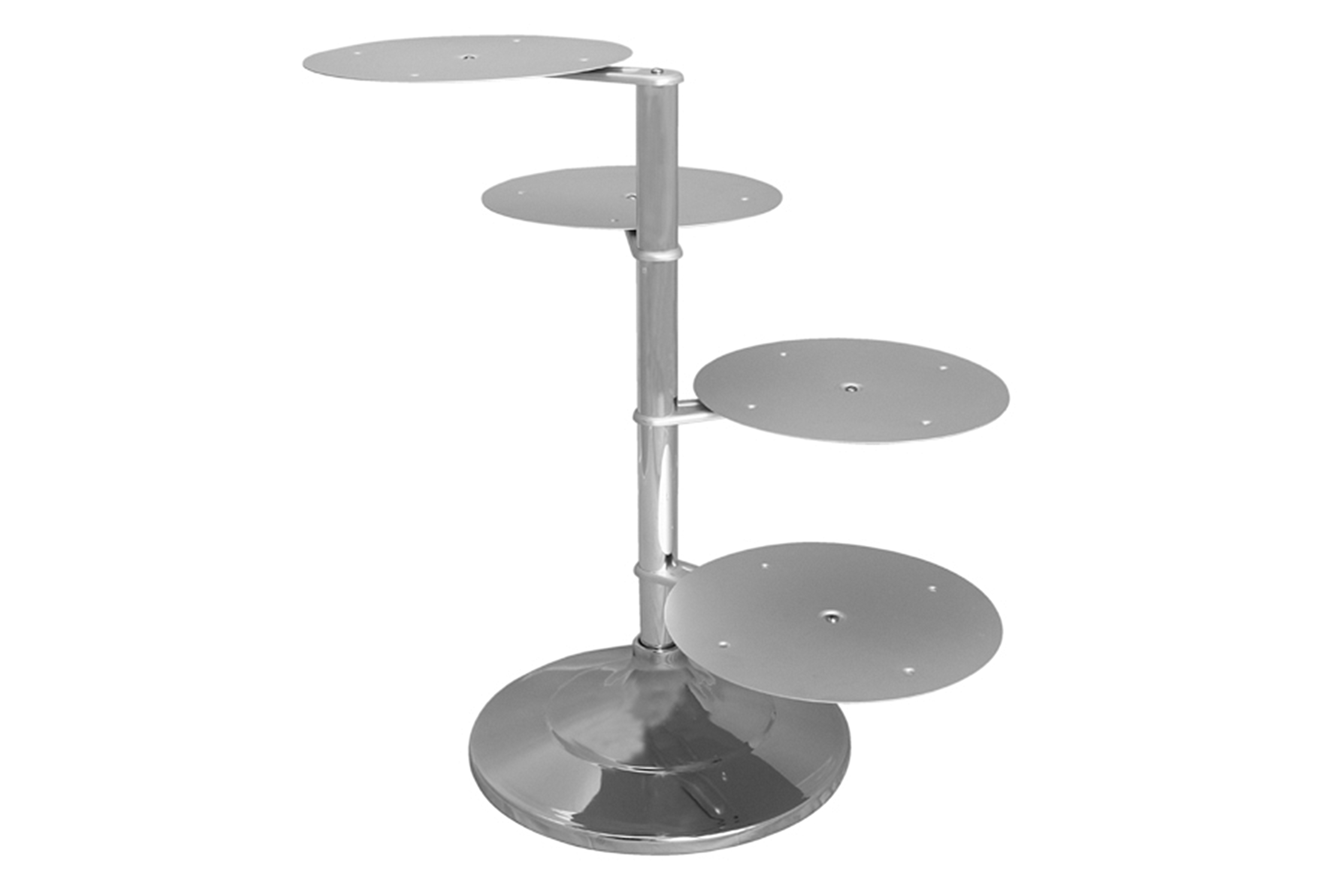 Tortenständer mit Auslegern, Alu, 4 Etagen á 32 cm