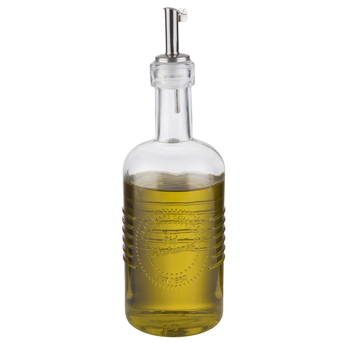 Essig- u. Oelflasche OLD FASHIONED, D: 7 cm, H: 22 cm, I: 350 ml,