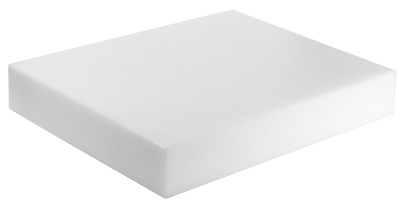 Hackblock aus HD-Polyethylen, ohne Untergestell, 50 x 40 cm, H: 8 cm