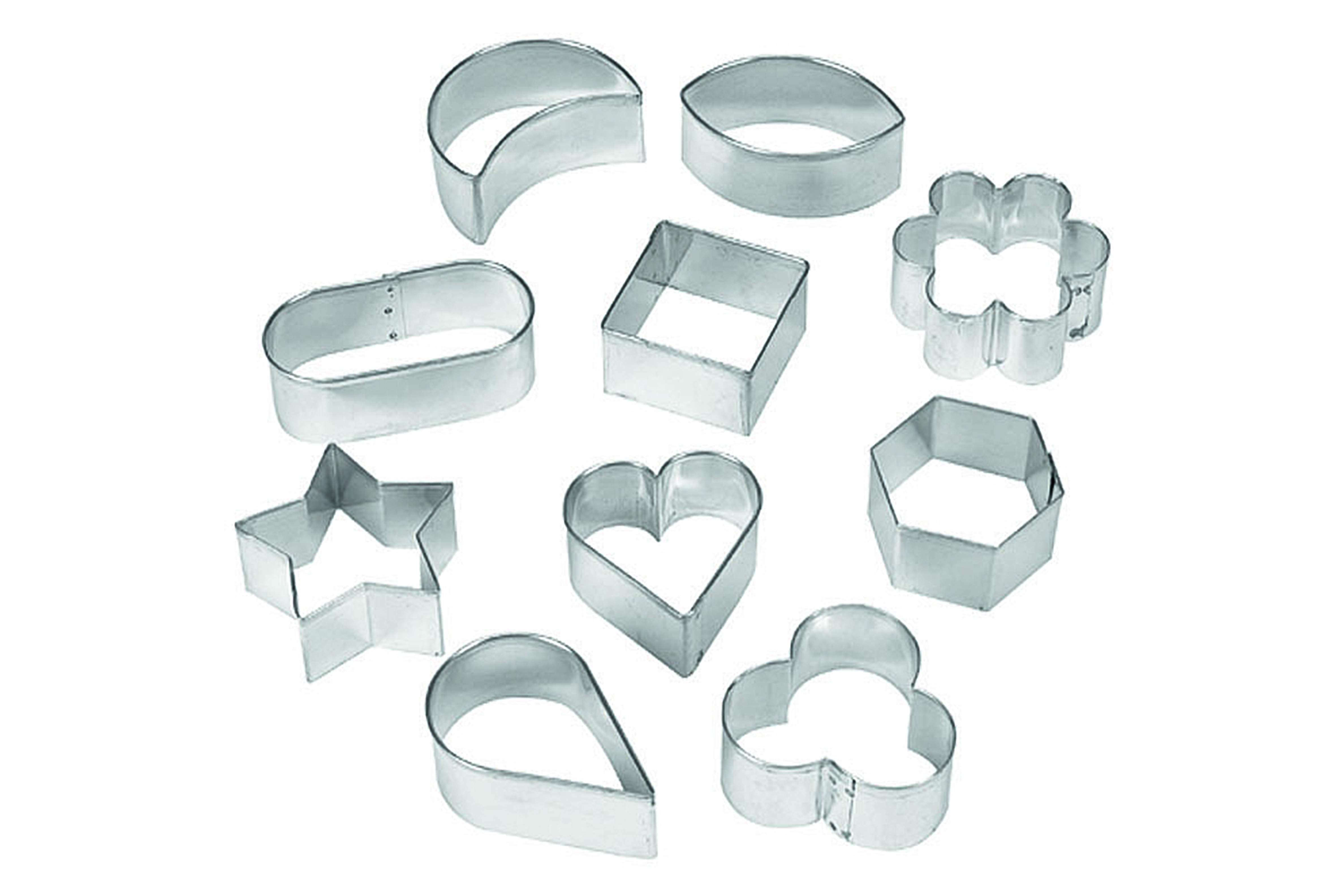 Ausstecher-Satz Weihnachten Set mit 10 verschiedenen Ausstechern