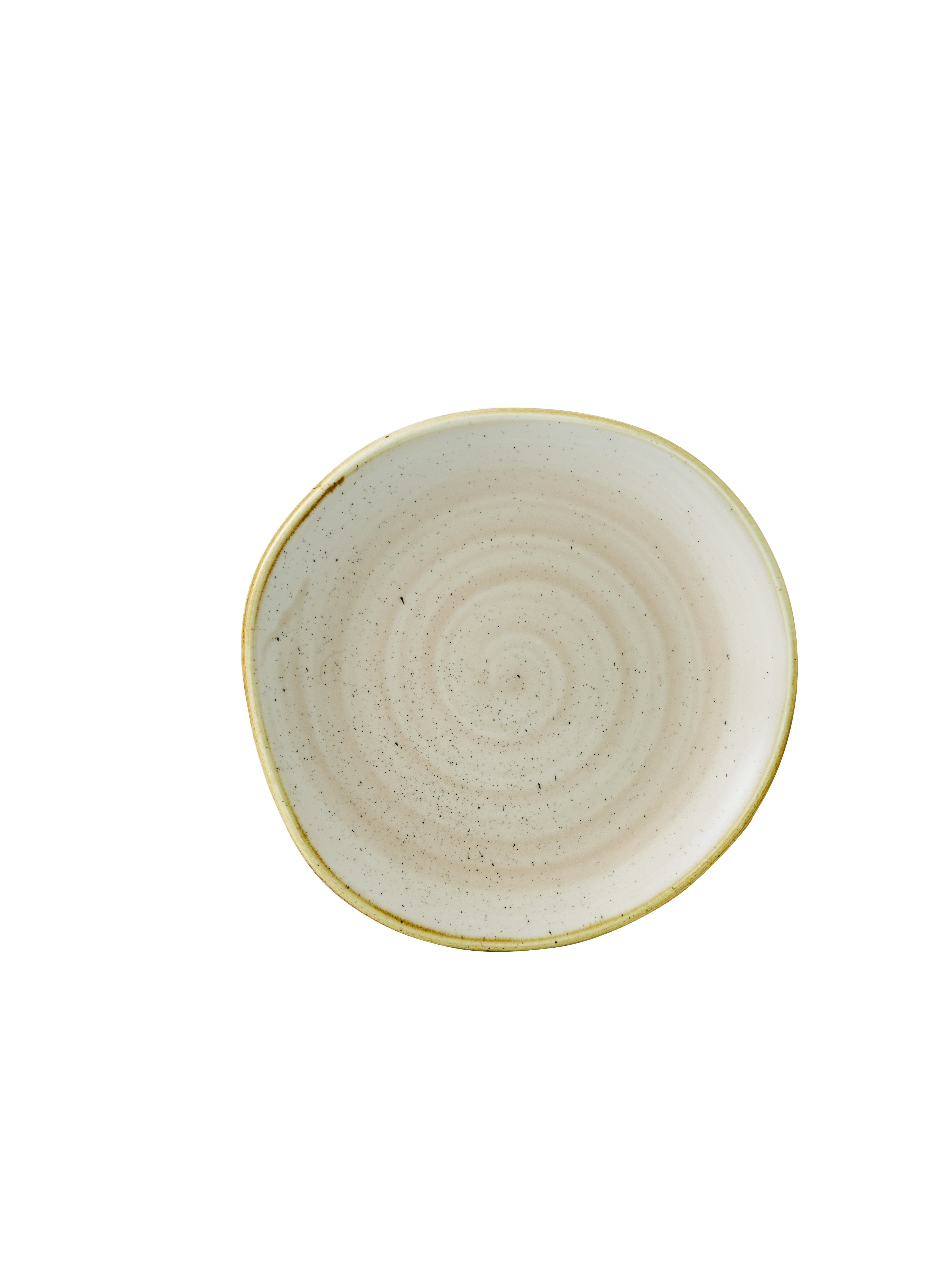 Churchill, Stonecast : Nutmeg Cream - Teller flach rund Organisch, 18,6 cm