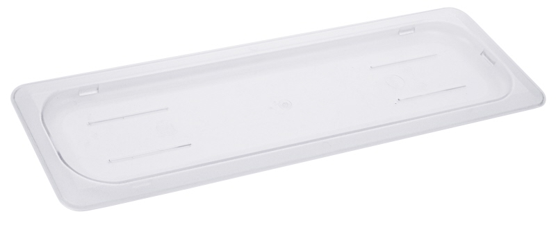 Auflagedeckel GN 2/4 zu Serie 8224, Griffmulde, Polycarbonat, 53 x 16,2 cm