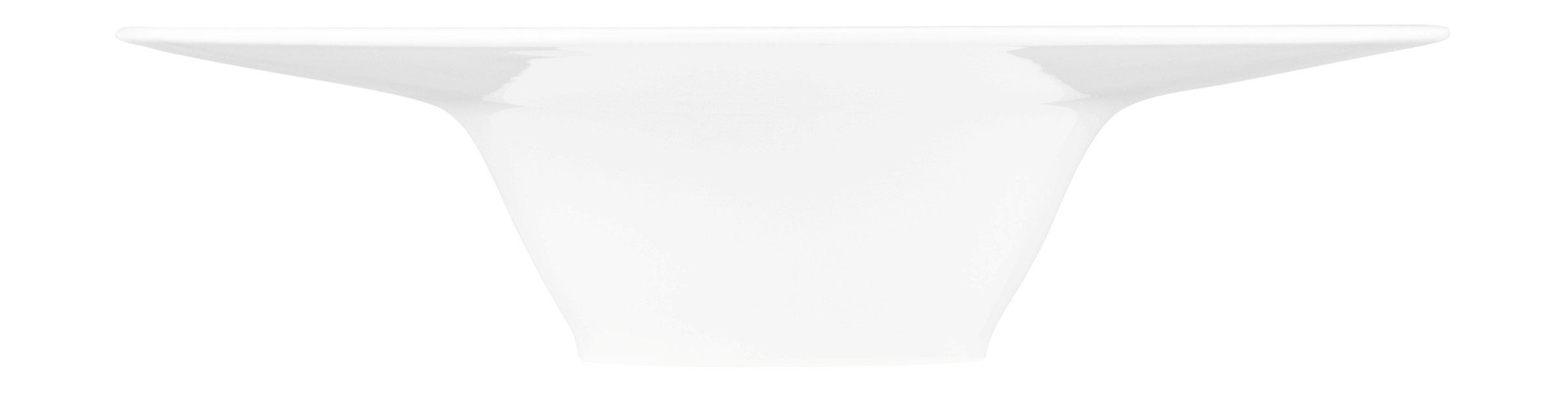 Seltmann Weiden, Nori : Weiss - Pastateller tief, Relief breit, 26,5 cm/ 0,37 ltr.