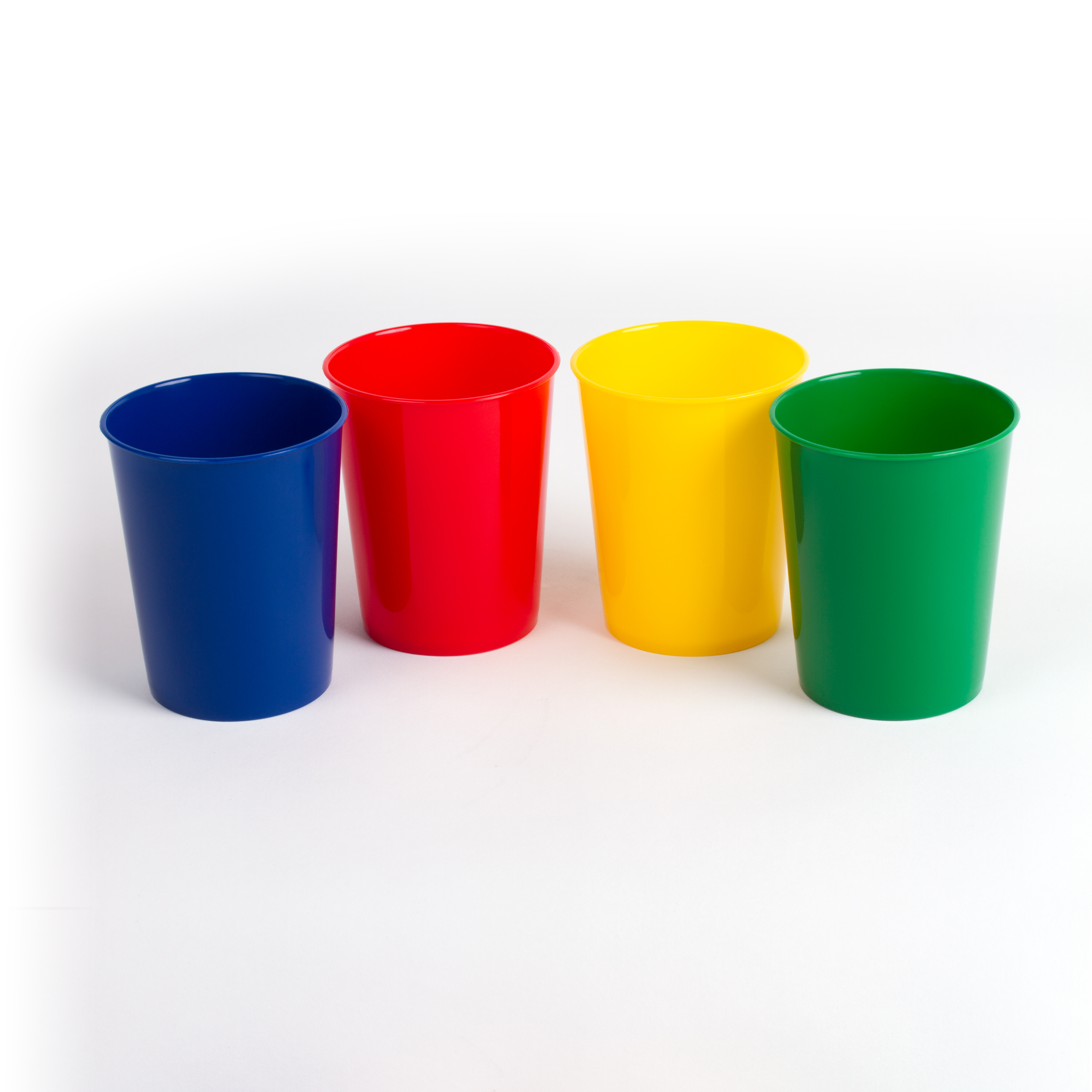 Trink-, Zahnputzbecher PP, uni, orange, D x H: 7 x 8,5 cm/ 0,2 ltr.