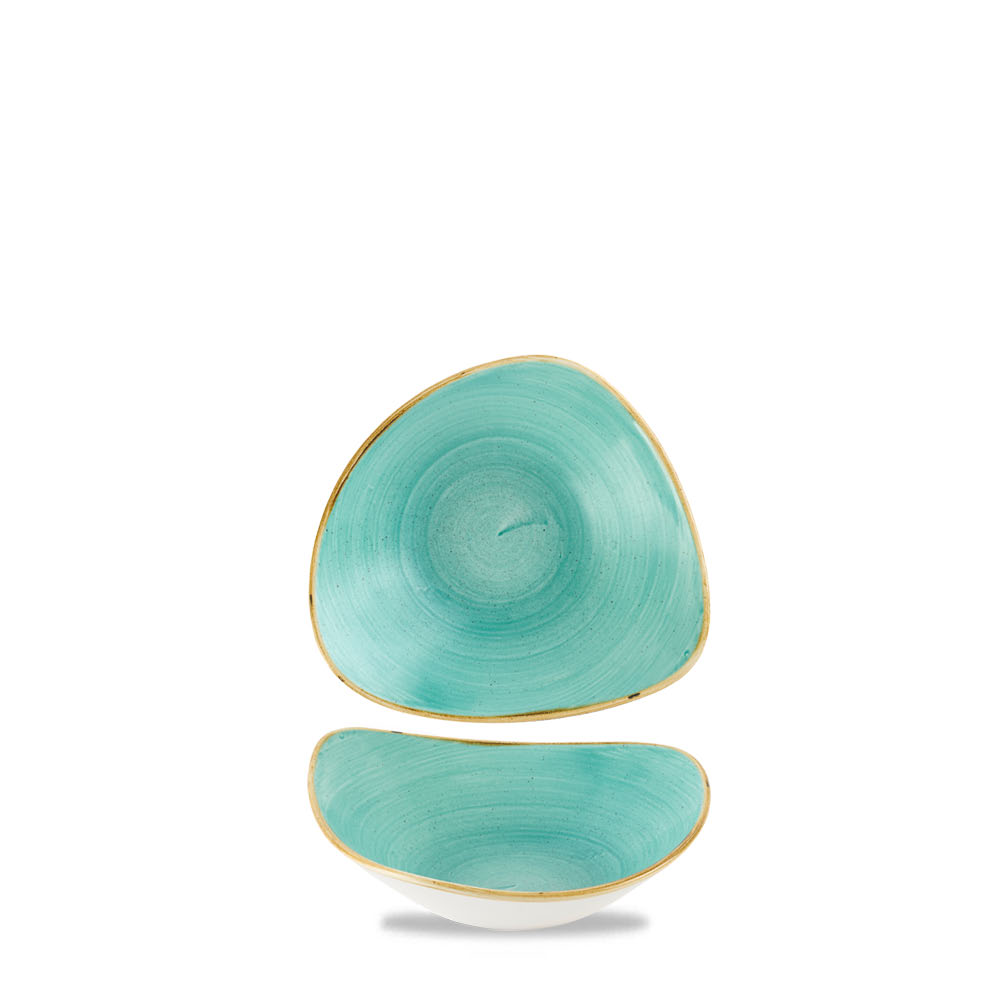 Churchill, Stonecast : Mint - Schale dreieckig, 15,3 cm/ 0,26 ltr.