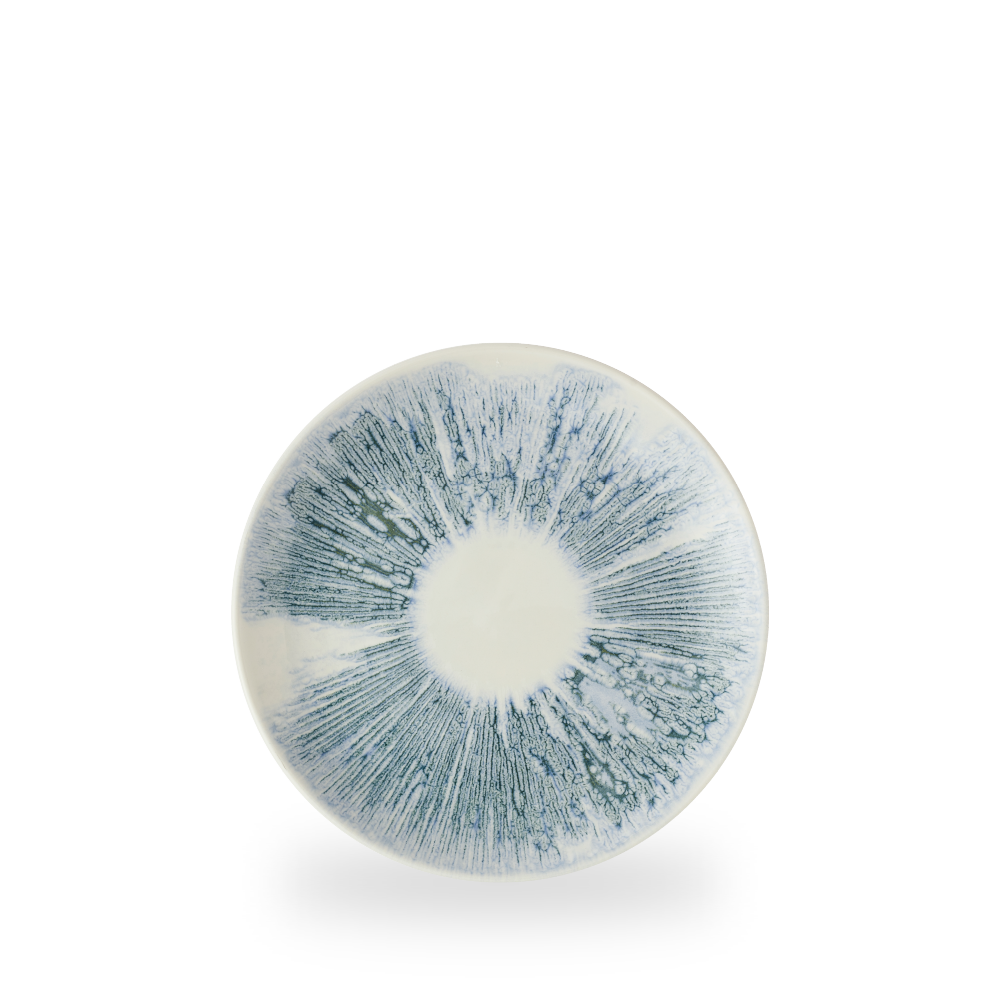 Churchill, Inked Lyra : Blue - Teller flach Coup, 21,7 cm