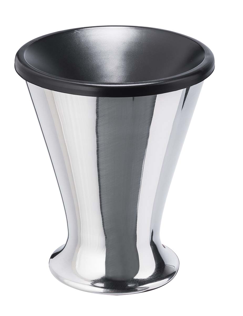 Spucknapf Aluminium für Verkostung, 15 x 15 x 18 cm