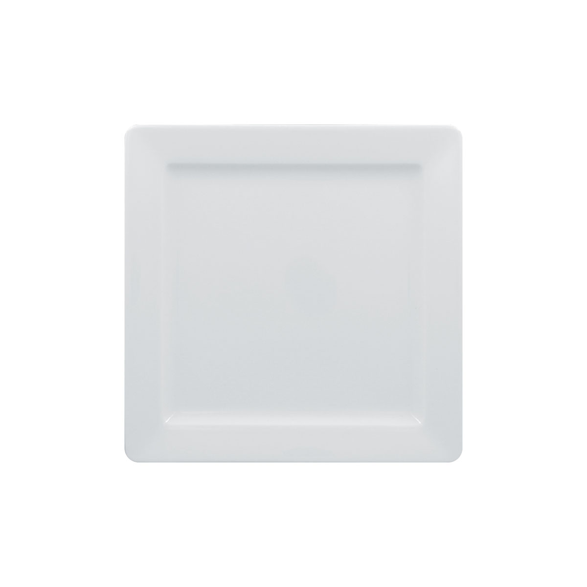 Teller/ Platte quadratisch, uni, weiss, 24 x 24 x 2,2 cm