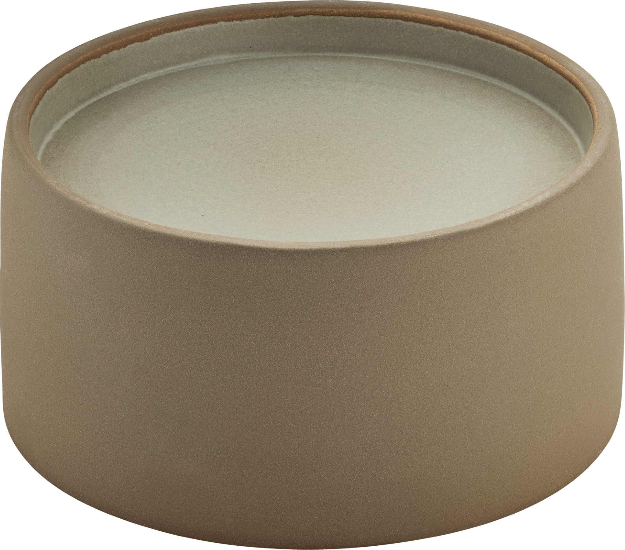Playground, Steinzeug - 2in1 ARTISAN : Bowl/ Plateau beige-grau, 16 x 8,3 cm/ 1 ltr.