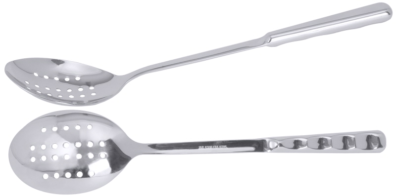 Servierlöffel ERGONOM, gelocht, Edelstahl, 9 x 6,5 cm, L: 32 cm