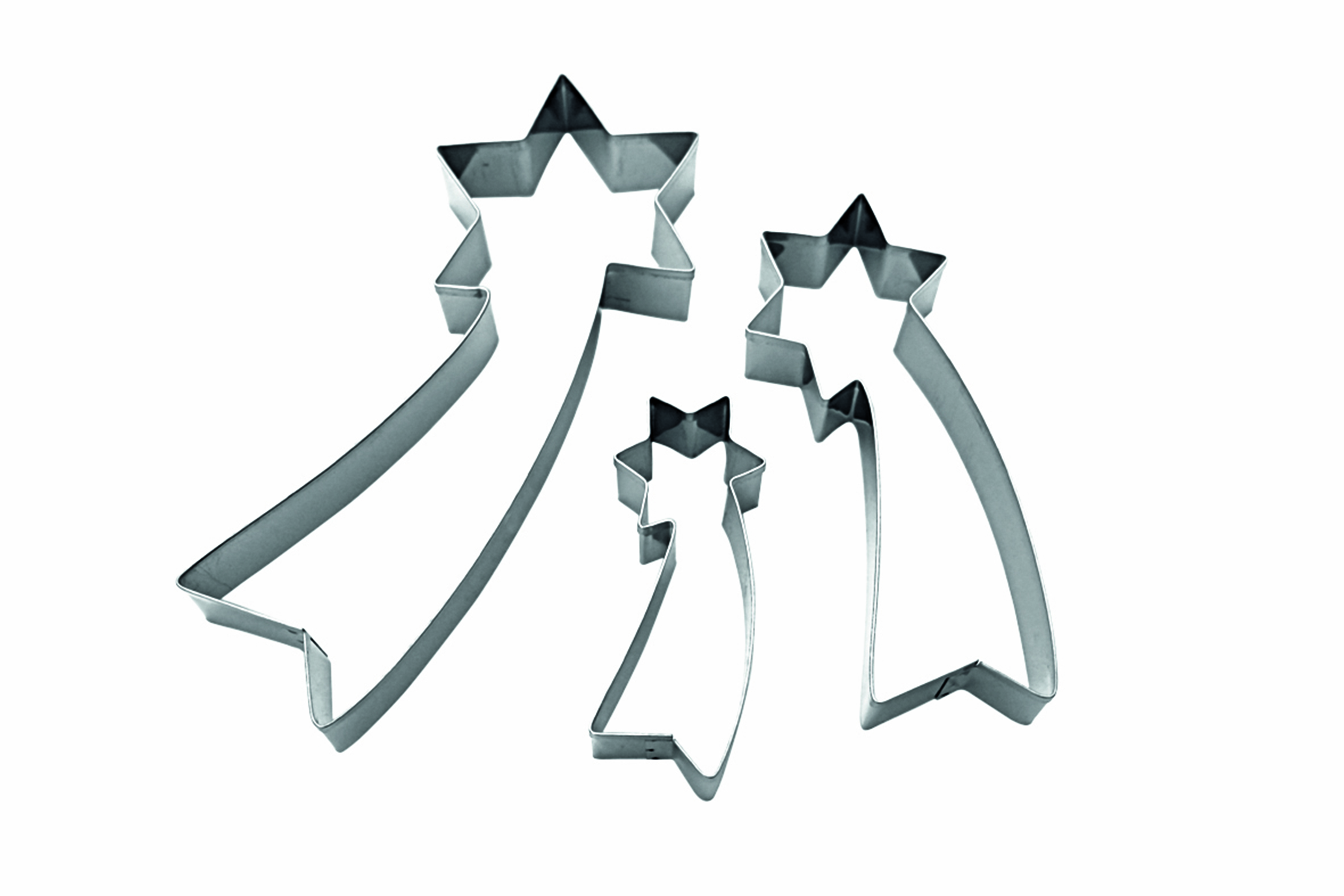 Ausstecher Komet Satz 3-teilig, Edelstahl