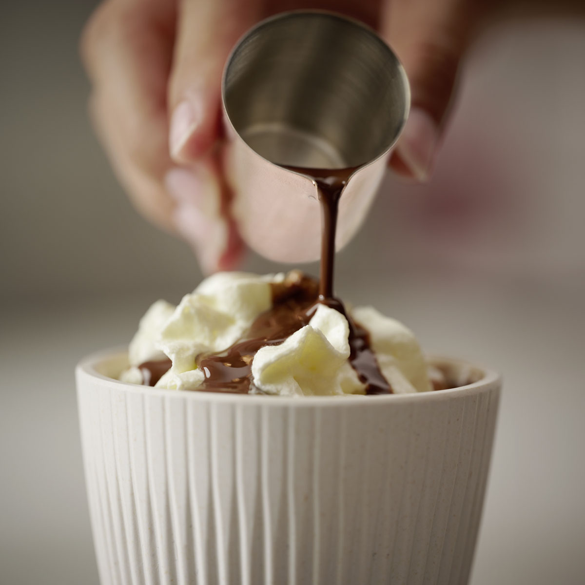 Giesser ALLURE, 4er-Set, 18/8 Edelstahl, Kupfer-Look, PVD-beschichtet, D: 3,5 cm, H: 4,5 cm, I: 40 ml