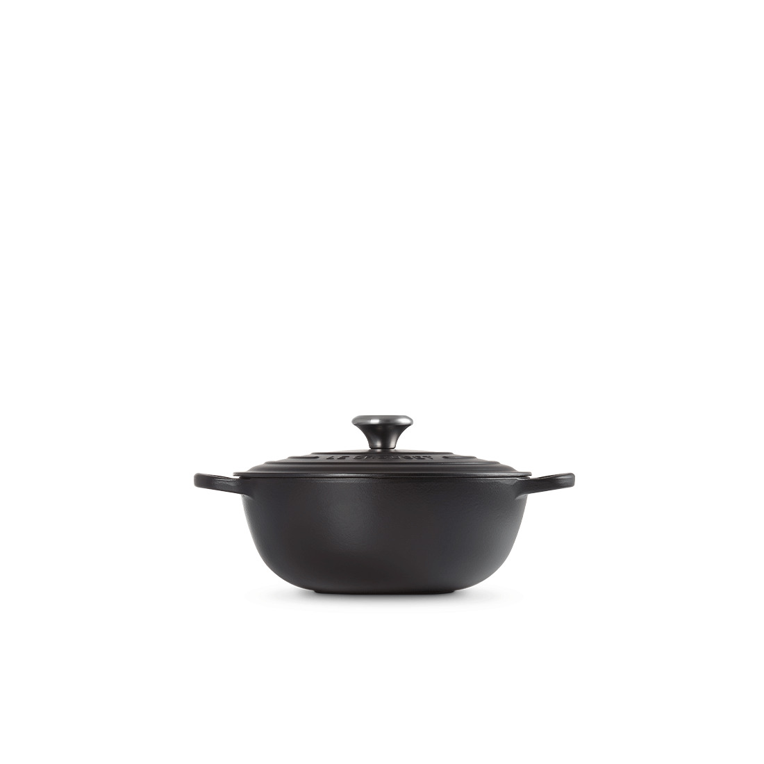 Le Creuset, Gusseisen - La Marmite rund Signature, 26 cm/ 4,1 ltr., Fb. Schwarz