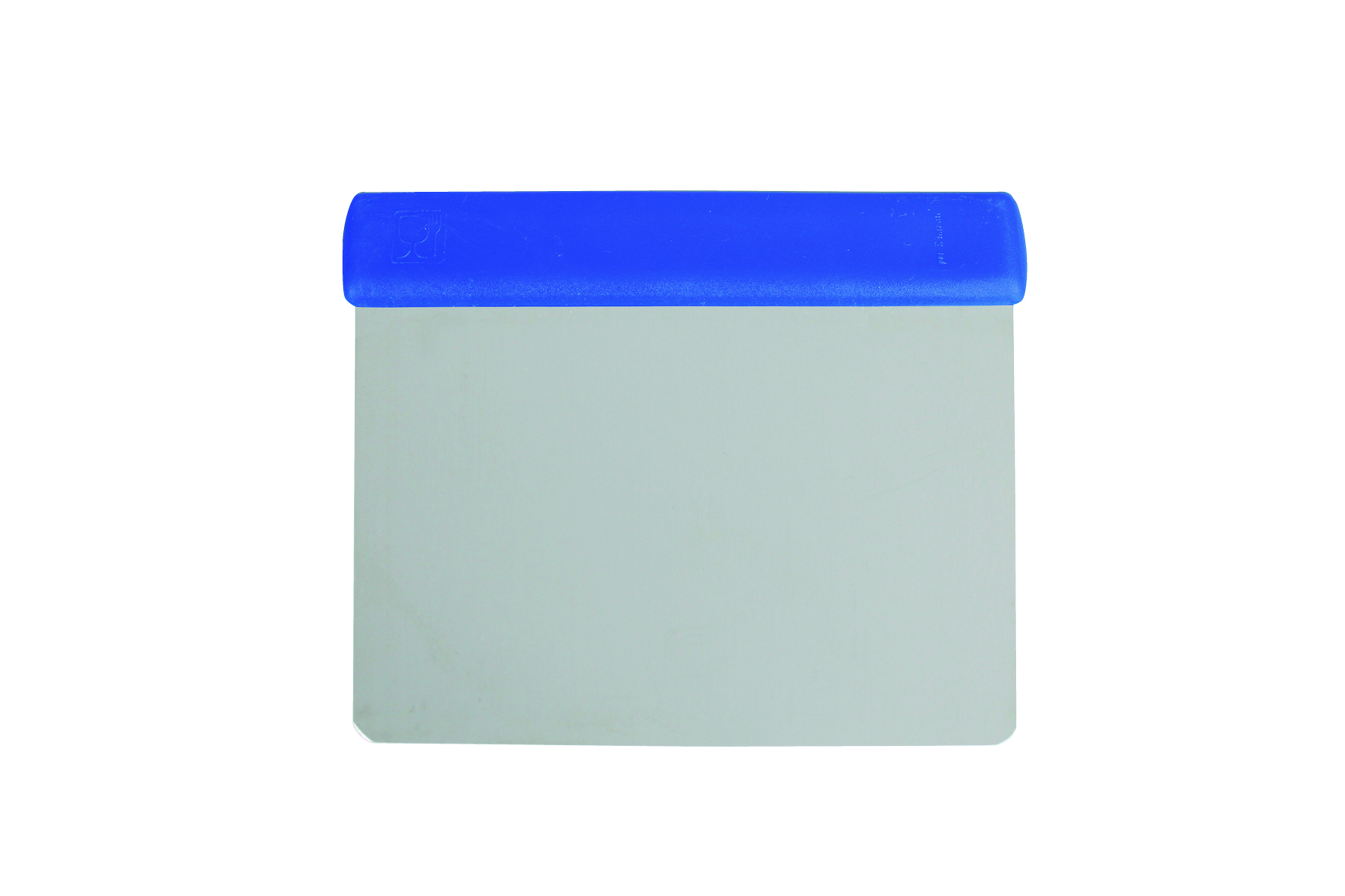 Abstecher, Edelstahl, 110 x 120 mm, weicher Griff (blau) HDPE