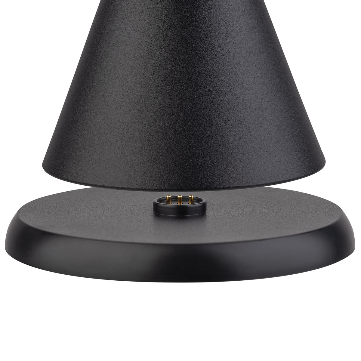 Tischleuchte CONE MINI, Metall, Farbe: schwarz, 1x LED 1,0 W / 100 lm, dimmbar in 3 Stufen, D: 13 cm, H: 11,5 cm
