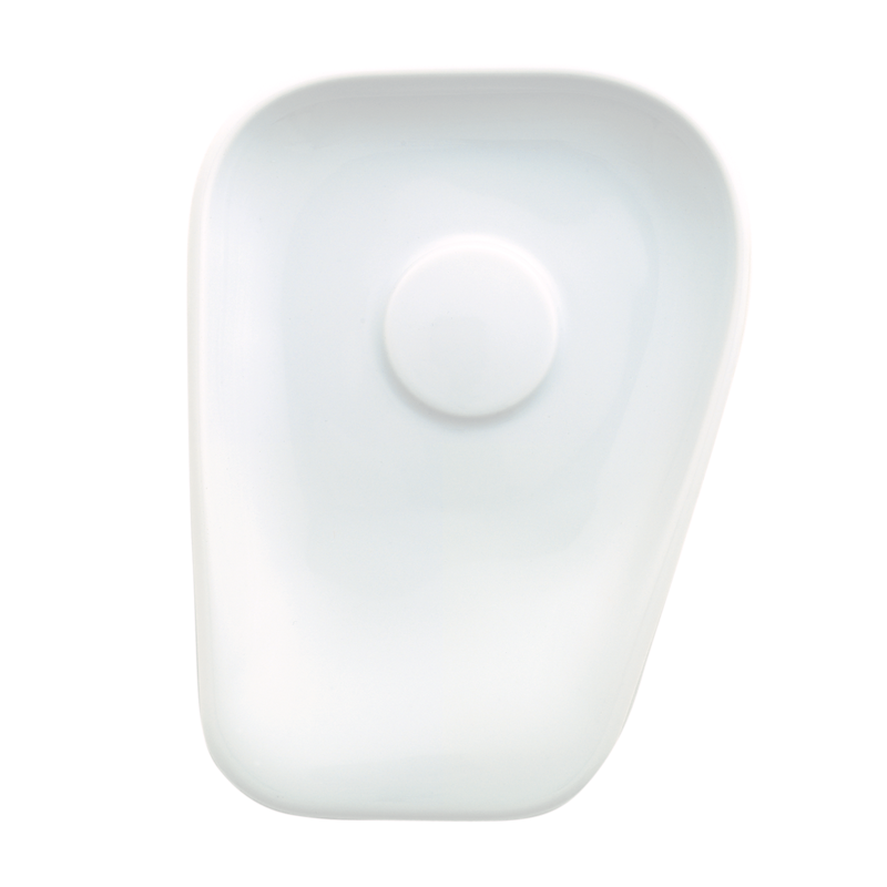 Kahla, Elixyr - Kombi-Untertasse, weiss, uni, 18 cm