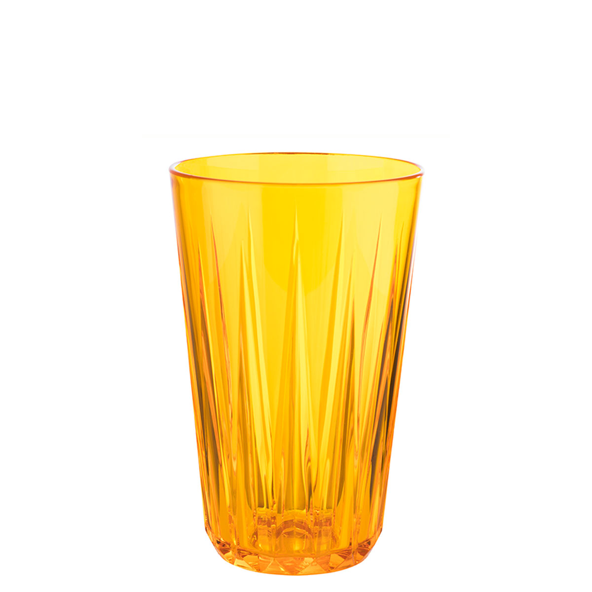 Trinkbecher Crystal, Tritan, D: 8 cm, H: 12,5 cm, I: 0,30 ltr., Farbe: apricot