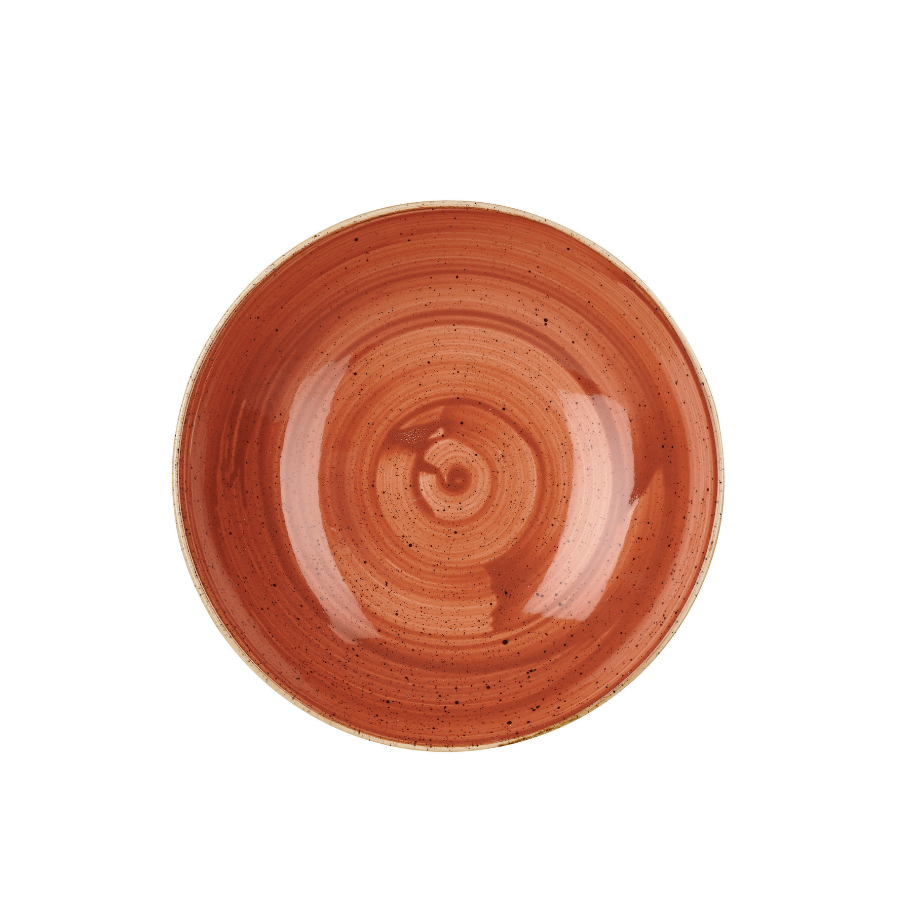 Churchill, Stonecast : Spiced Orange - Teller tief Coup, 18,2 cm/ 0,43 ltr.