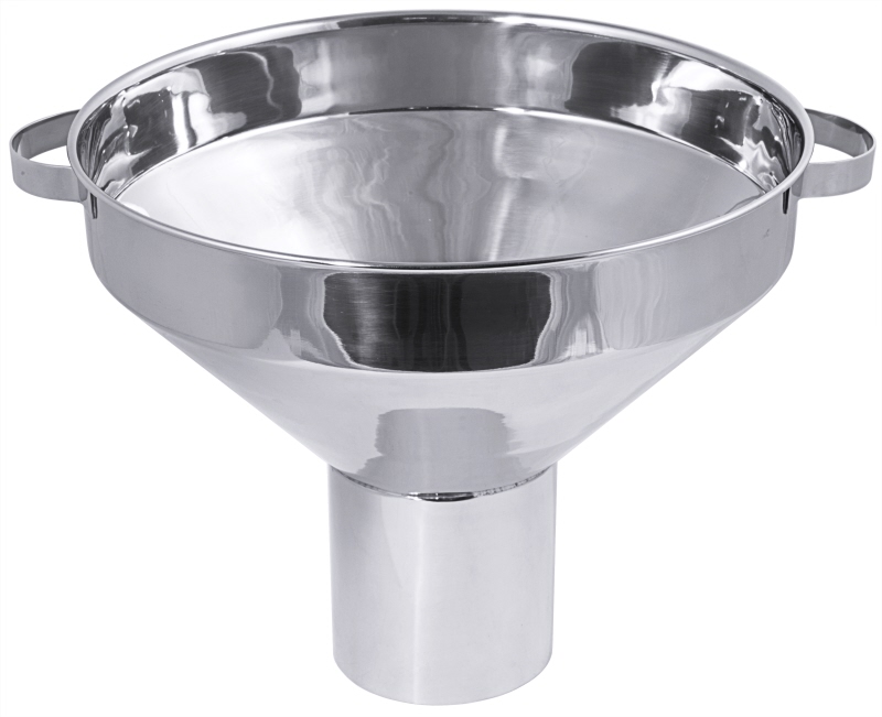 Einfülltrichter Sous Vide, I: 8 ltr., D: 29,5 cm, H: 25 cm, Edelstahl