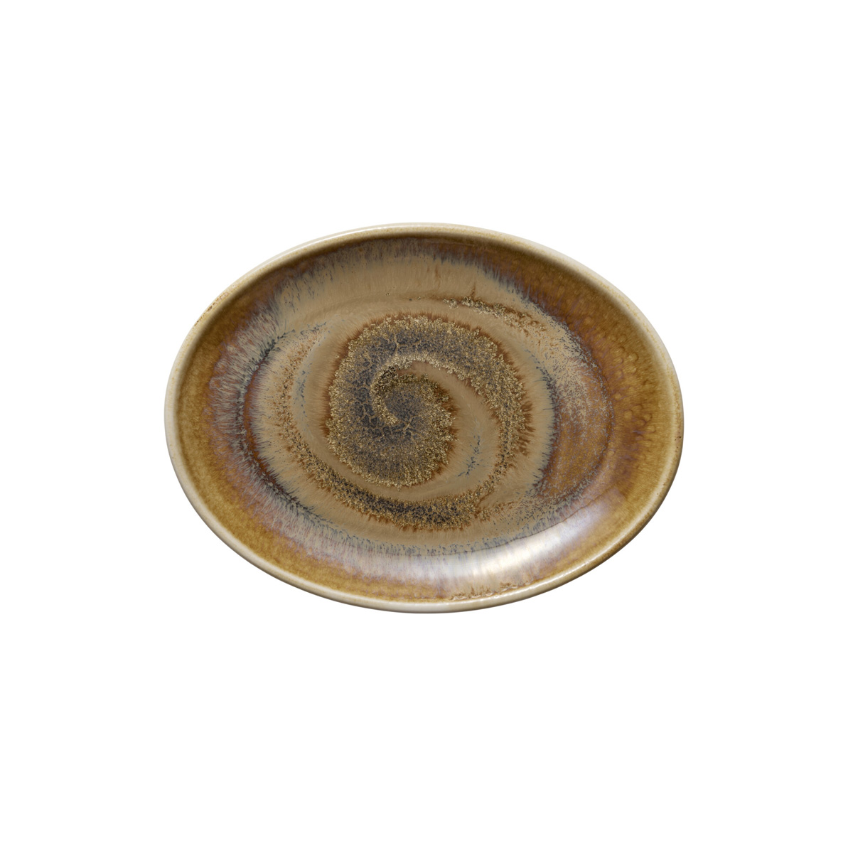 Heart & Soul, Perfect Match : Cumin - Platte oval coup 25 x 19 cm