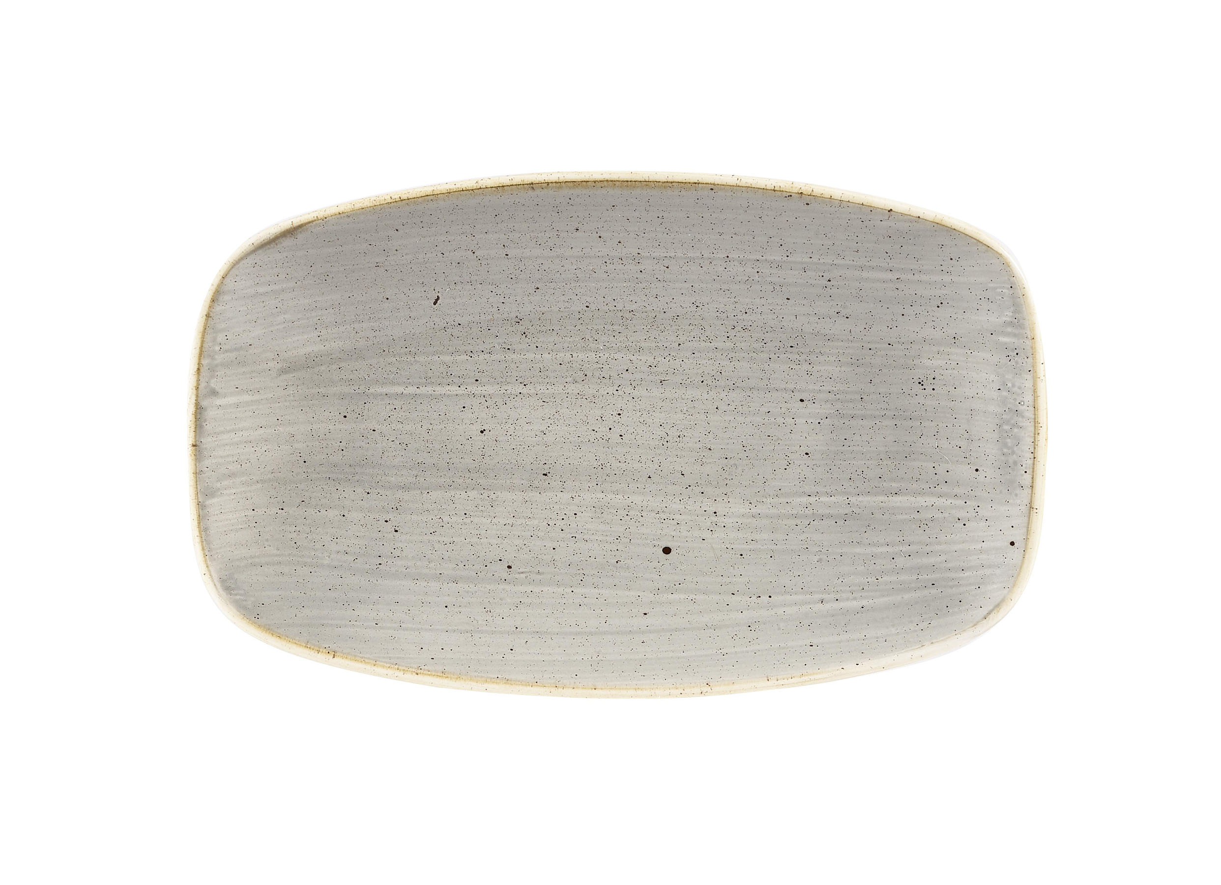 Churchill, Stonecast : Peppercorn Grey - Chefs Platte rechteckig 20 x 12,1 cm