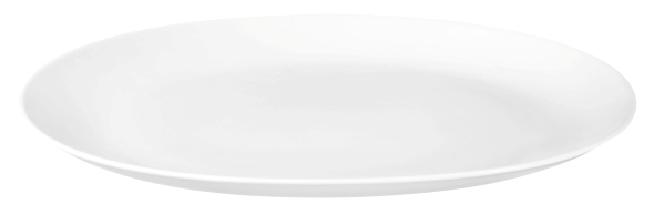 Seltmann Weiden, Liberty : Weiss - Servierplatte oval 35 x 24 cm