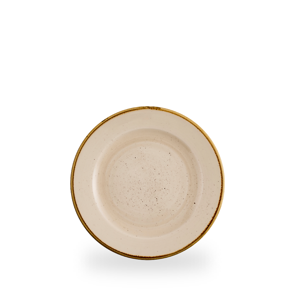 Churchill, Stonecast Profile : Nutmeg Cream - Teller flach Fahne, 21 cm