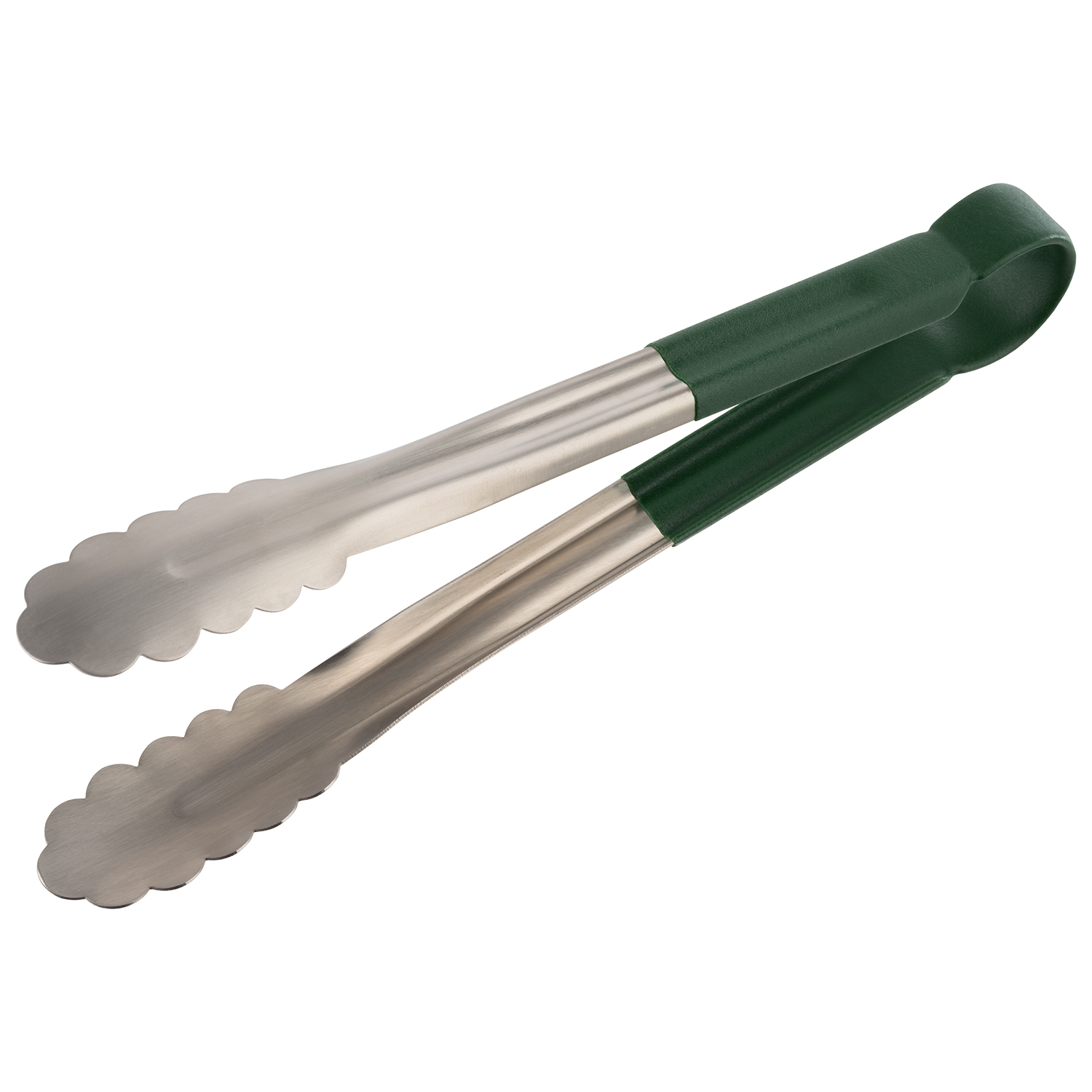 Universalzange, Edelstahl, PVD, Länge: 30 cm, Griff: grün, matt beschichtet