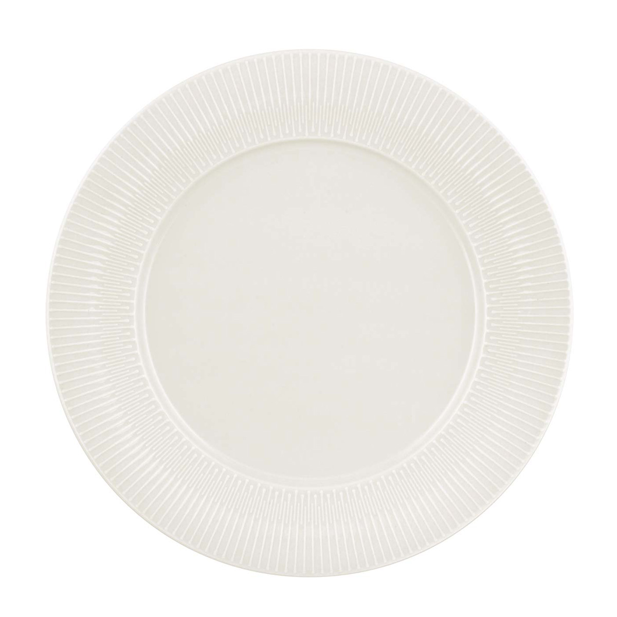 Schönwald, Vibes - Teller flach rund Fahne Relief, bonewhite, 28 cm