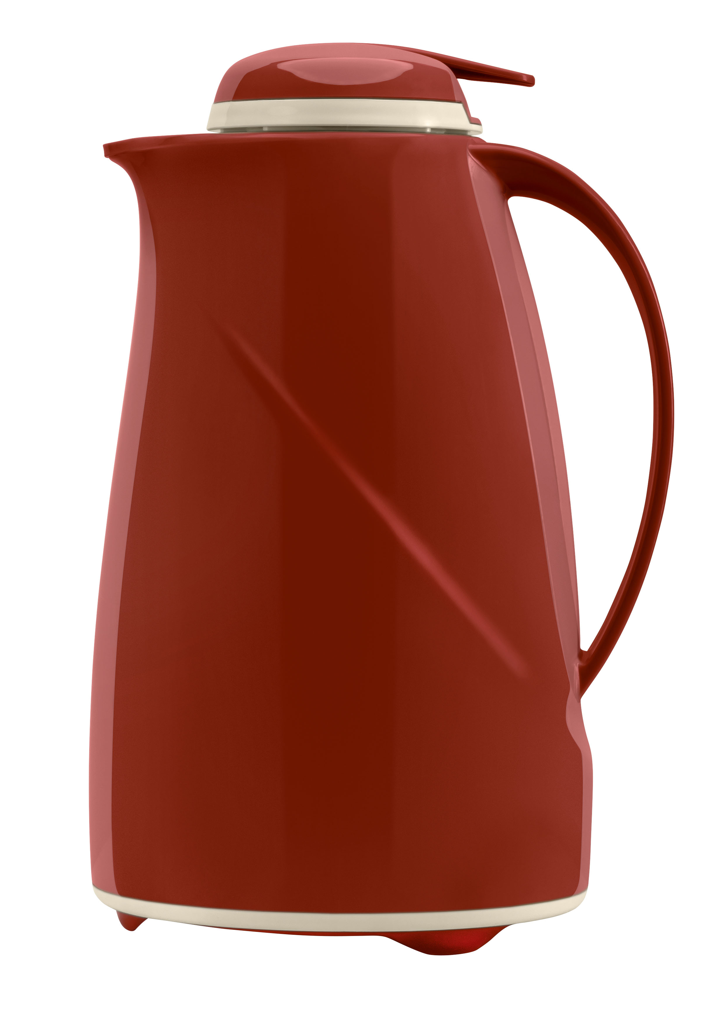 Isolierkanne Helios Wave Push Maxi, Inhalt: 1,5 ltr., Farbe: rot