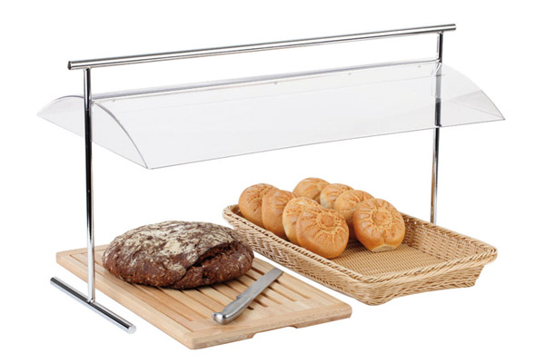 Hygieneschutz 82 x 42 cm, H: 45 cm, Haube: Acryl