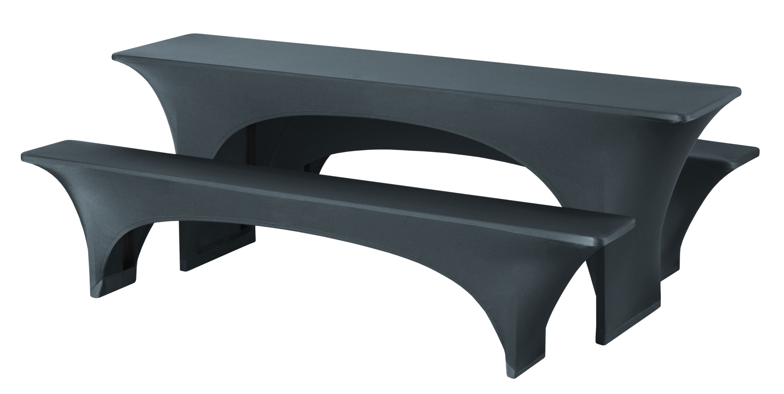 Biertischgarnitur Fortune, 3-teilig, Easy Jersey 210 g/ m²