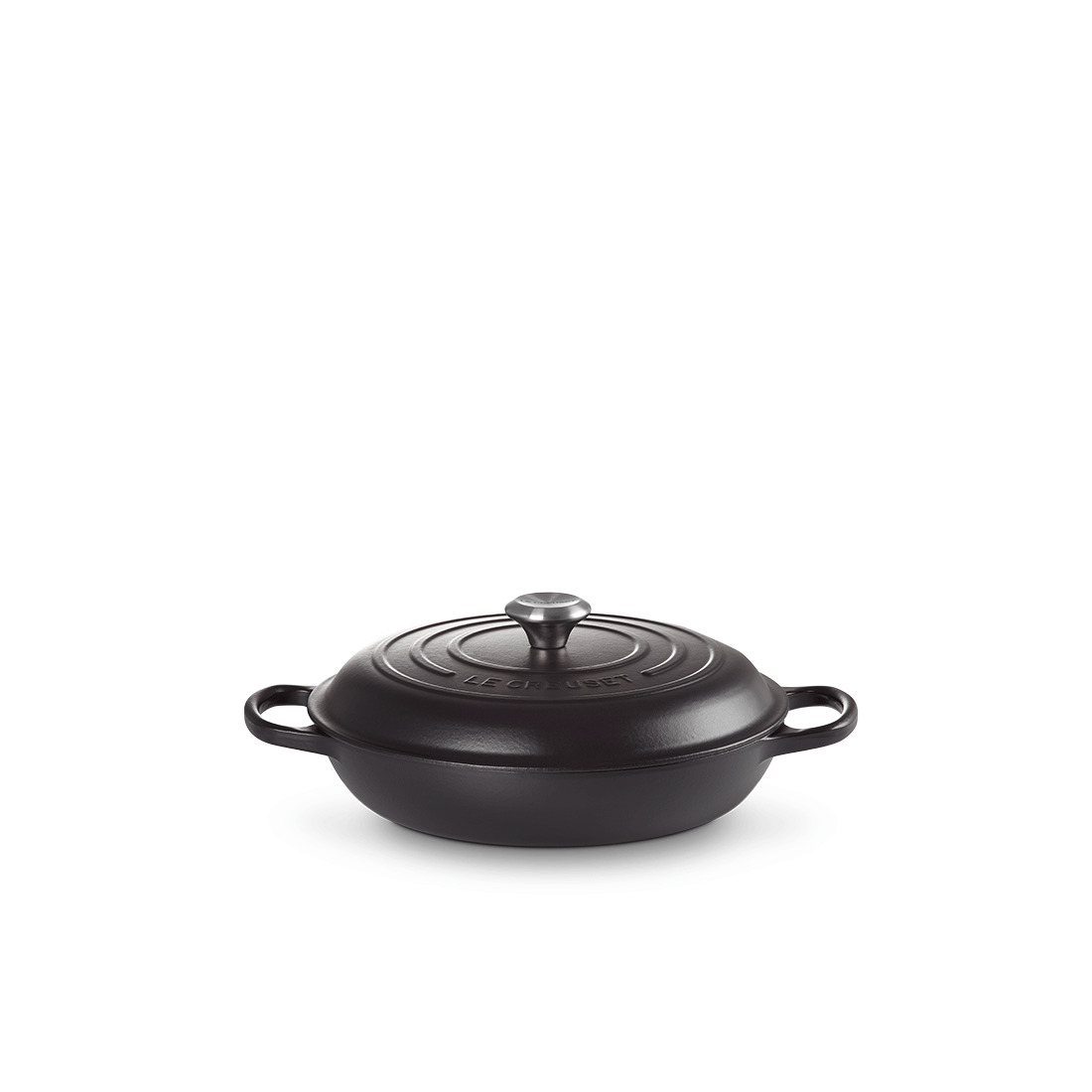 Le Creuset, Gusseisen - Gourmet-Profitopf Signature, 30 cm/ 3,5 ltr., Fb. Schwarz
