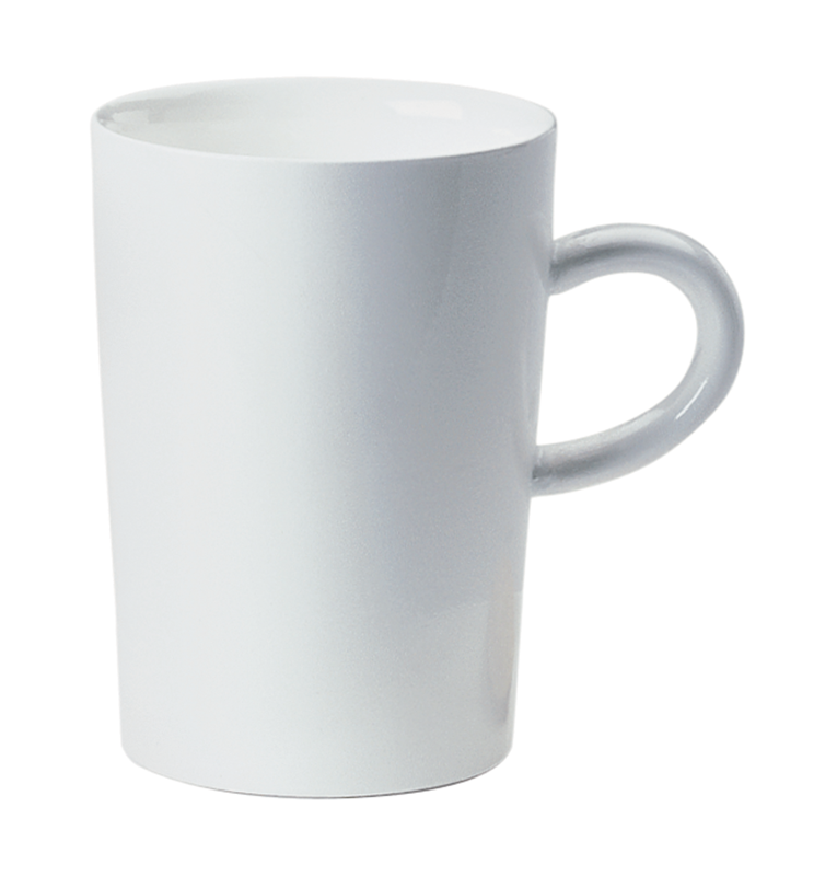 Kahla, Five Senses - Macchiato-Obertasse, bordglasiert, weiss, uni, 0,35 ltr.