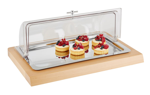 Buffetvitrine TOP FRESH GN 1/1 60 x 41 cm, H: 5 cm, 4-teilig