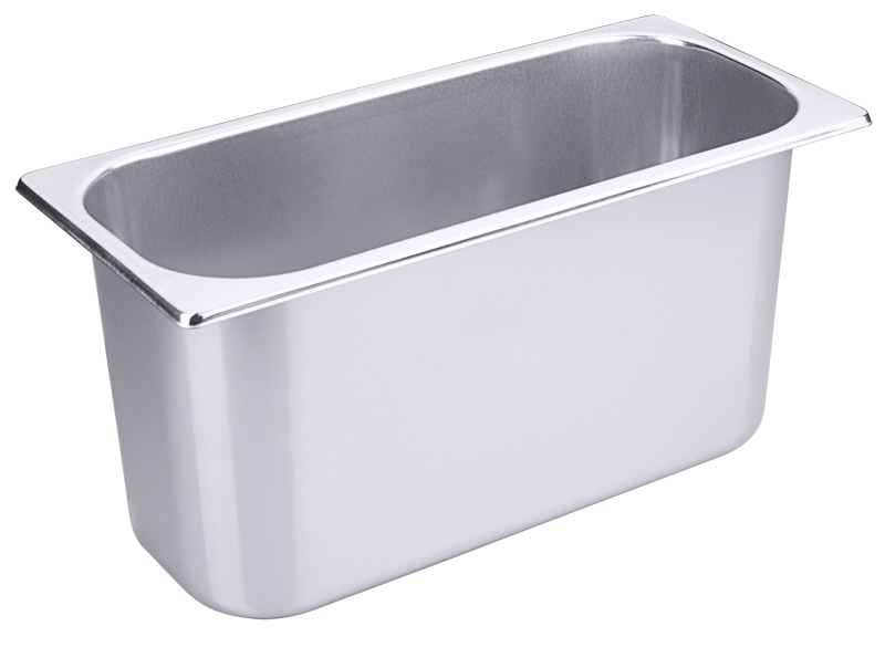 Eisbehälter, EdSt., I: 7,7 ltr., 36 x 16,5 x 17 cm