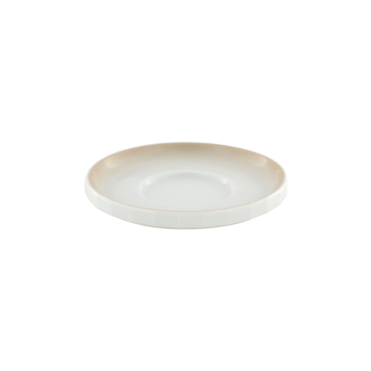 Bauscher, Edge : Gradient Beige 700746 - Espresso-Untere rund, 13 cm