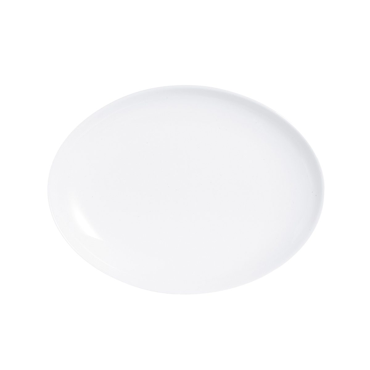 Arcoroc, Evolutions - Platte oval, uni, weiss, 33 x 25 cm