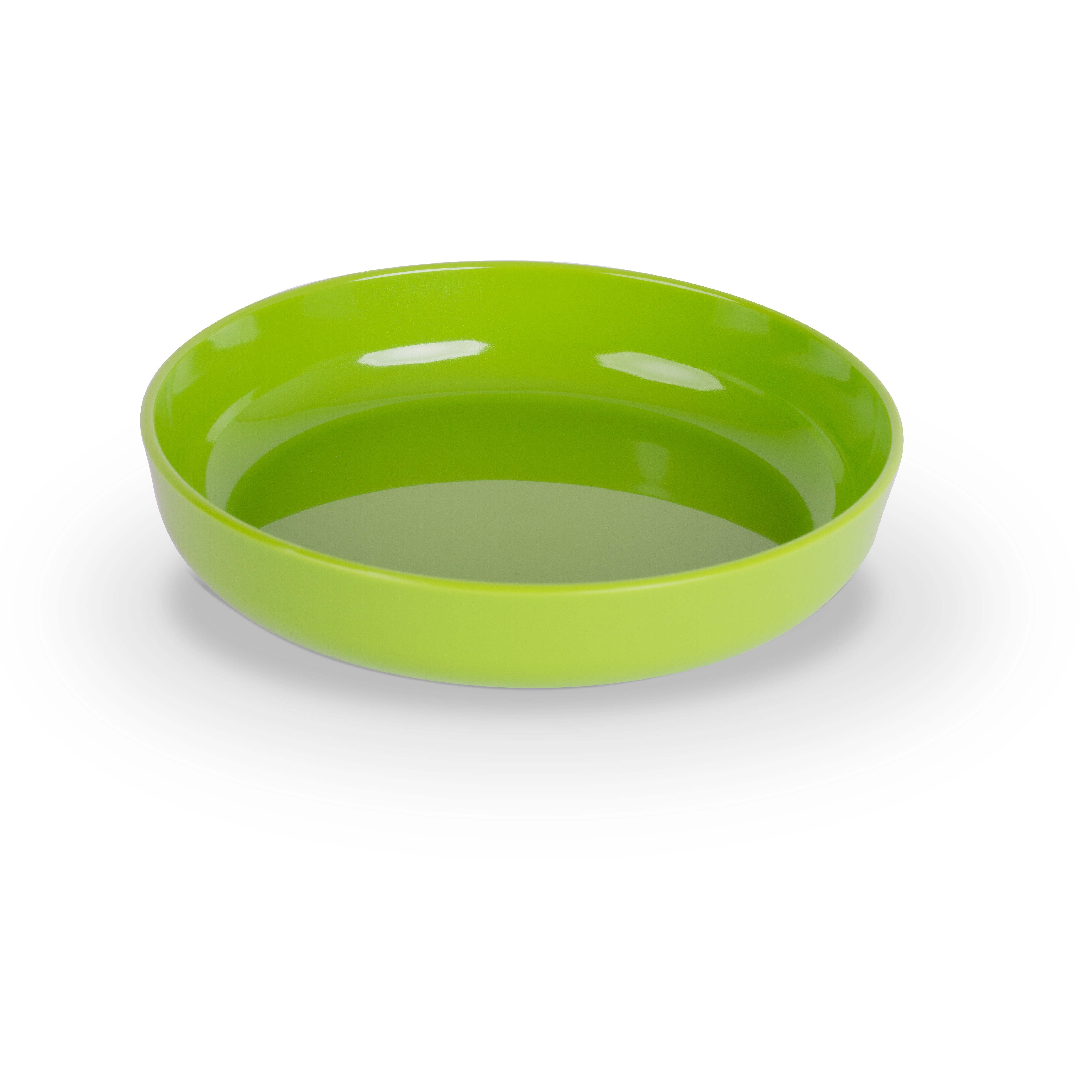Dessertschale PC, uni, hellgrün, D x H: 13 x 2,5 cm/ 0,25 ltr.