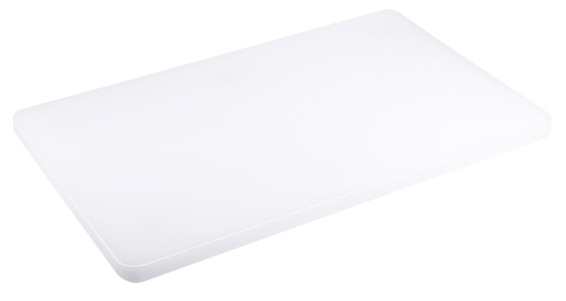 Schneidbrett GN 1/1, weiß, LDPE, mit Füßchen, 53 x 32,5 cm