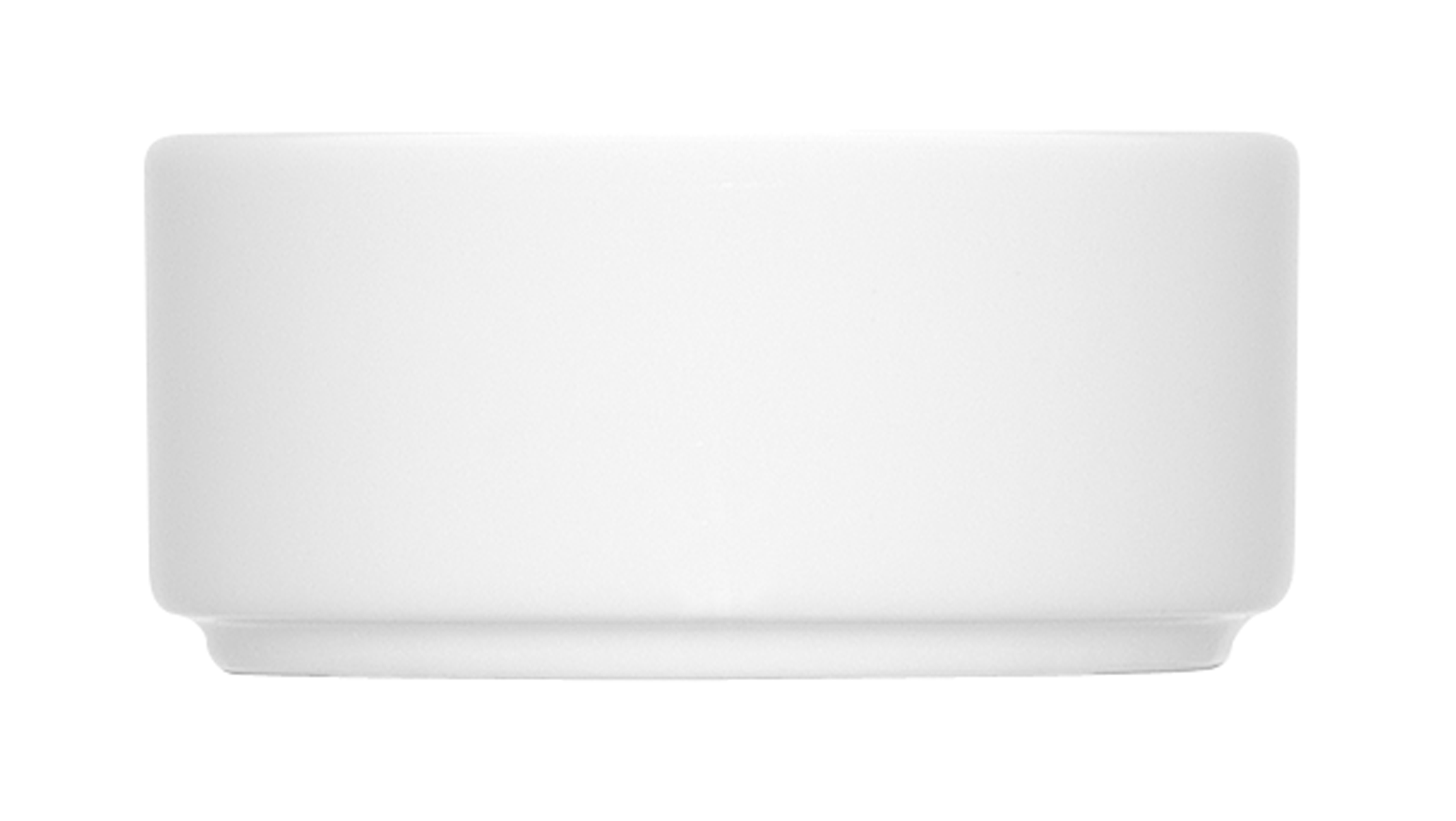 Bauscher, B1100 - Butterschale, weiss, uni, 8 cm/ 0,11 ltr.