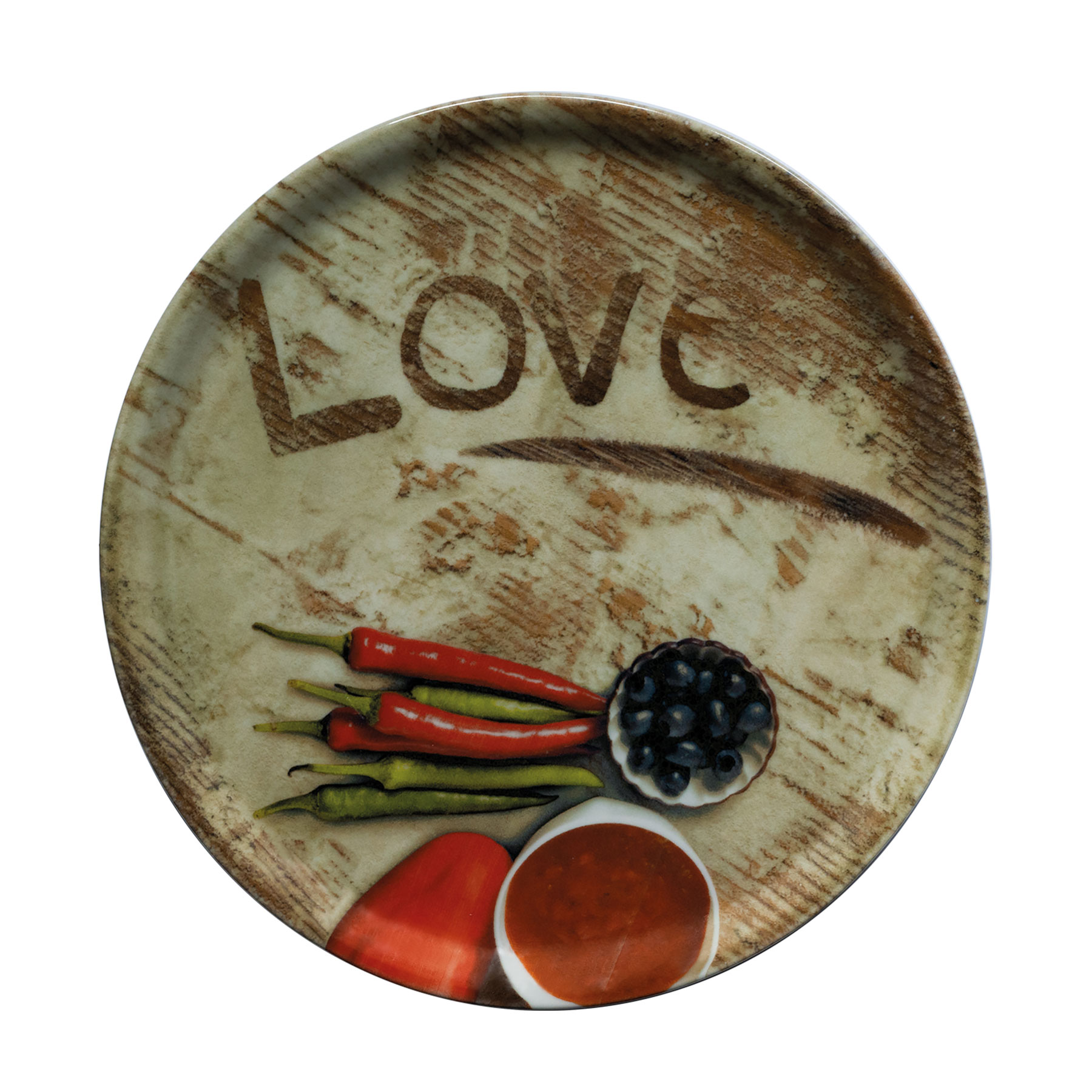 Saturnia, Napoli : Dekor Flour Z33 - Pizzateller rund, 31 cm