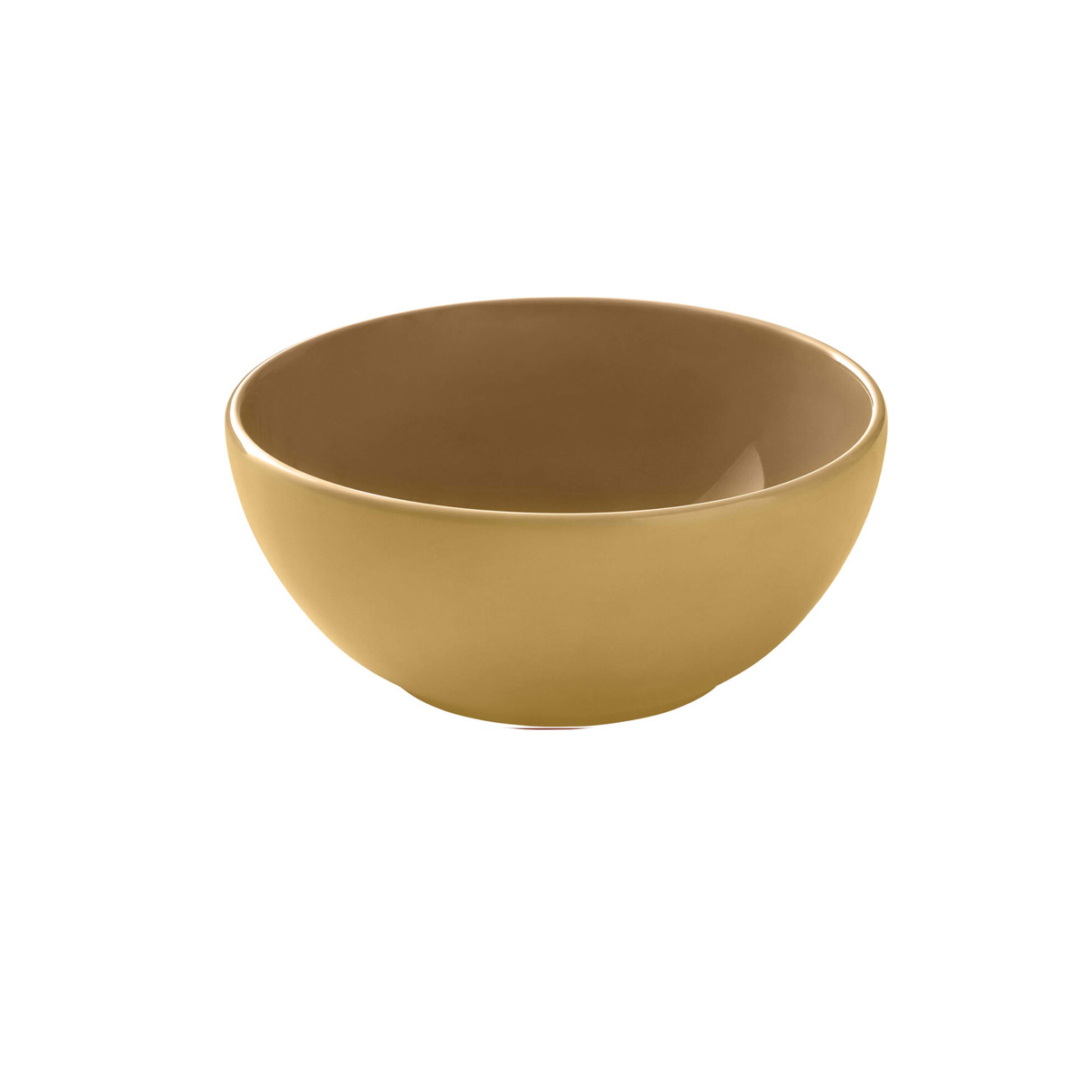 Bauscher, Sandstone : Dekor 700667 Dark Yellow Uni - Schale 14,9 cm/ 0,65 ltr.