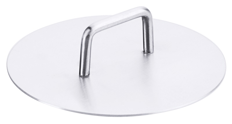 Drückstempel, rund, EdSt., 10 cm