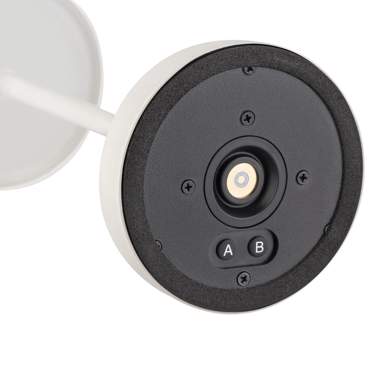 Tischleuchte ALVA, Metall, Farbe: whisper white, 1x LED 1,0 W / 100 lm, dimmbar in 3 Stufen, D: 8 cm, H: 20 cm